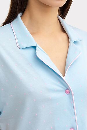 Пижама  MARK FORMELLE (Розовый горошек на голубом) 24-27106ПП-6 #961445