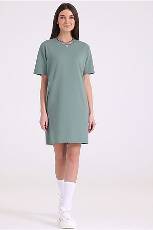 Платье АПРЕЛЬ (Серо-зеленый113) #962874
