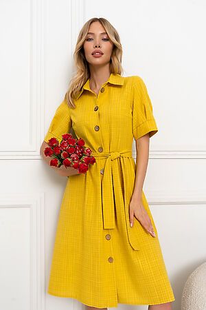 Платье OPEN-STYLE (Темно желтый) 5696 #963765