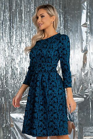 Платье OPEN-STYLE (Темно синий/черный) 6030 #963849