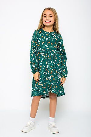 Платье ИВАШКА (Тёмно-зелёный) ПЛ-423/24 #964394