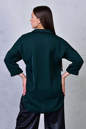 Блуза BRASLAVA (Тёмно-зелёный) 4252 #964482