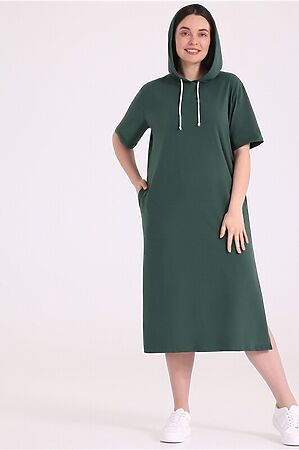 Платье АПРЕЛЬ (Темно-зеленый204) #966752
