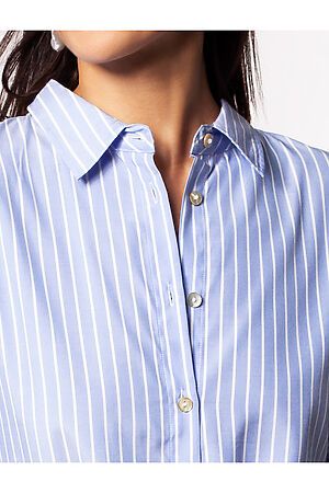 Рубашка VILATTE (Голубой-белый) D29.225 #968208