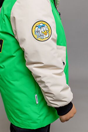 Куртка BATIK (Ярко-зеленый/экрю) 656-24в-1 #968259