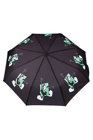 Зонт PLAYTODAY (Черный,Зеленый,Белый) 12431022 #968357