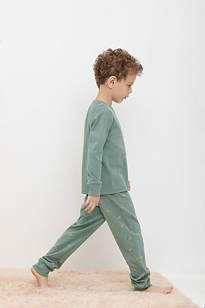Пижама CROCKID (Весенний зеленый,таксы) #968565
