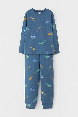 Пижама CROCKID (Синяя волна,дино спортсмены) #968574