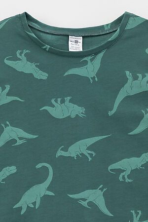 Пижама CROCKID (Зеленый,динозавры) #968594