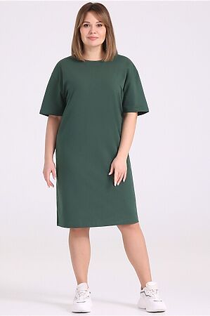 Платье АПРЕЛЬ (Темно-зеленый204) #969356