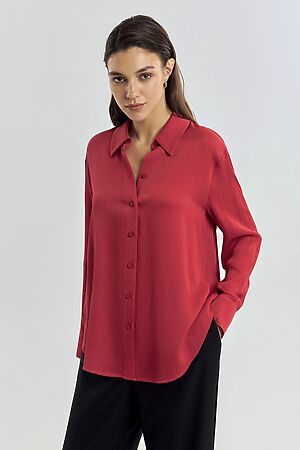 Блуза POMPA (Малиново-красный) 1148660nb0814 #970044