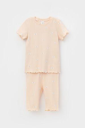 Пижама CROCKID (Персиковый зефир,бабочки) #970270