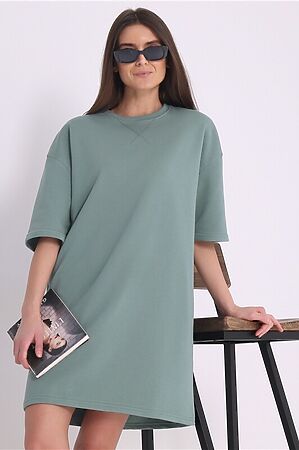 Платье АПРЕЛЬ (Серо-зеленый113) #970647