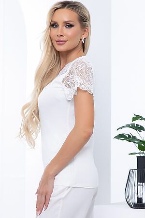 Блуза LADY TAIGA (Белая) Б8599 #971182