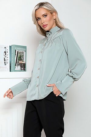 Блуза OPEN-STYLE (Светло зеленый) 6101 #971343