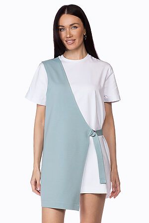 Платье EZANNA (Снежная мята/Белый) W1Pl309F2 #972119