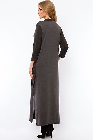 Платье VAY (Черный меланж/черный) #97315