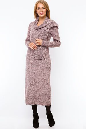 Платье VAY (Розовая дымка/молоко/черный) #97319