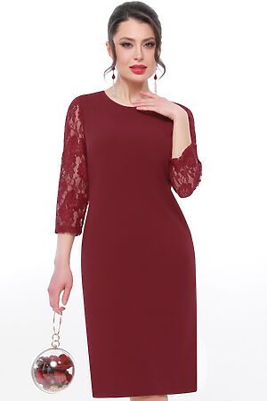 Платье DSTREND (Тёмно-красный) П-4411 #973290