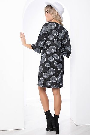 Платье LADY TAIGA (Черный меланж) П8793 #975191