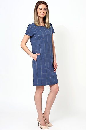 Платье F5 (Blue check) 181001 #97530