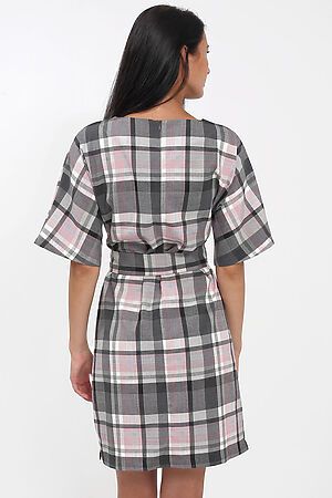 Платье F5 (Grey-pink check) 282008 #97542