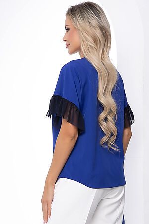 Блуза LADY TAIGA (Синяя) Б8656 #975627