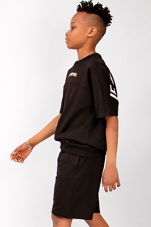 Костюм с шортами трикотажный для мальчика SP1128 НАТАЛИ (Черный) 47610 #978140