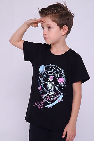 Детская футболка Д-10 НАТАЛИ (Черный) 47063 #978681