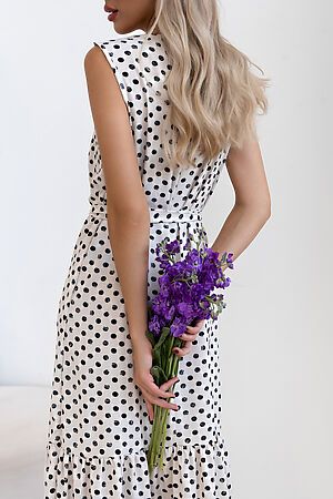 Платье OPEN-STYLE (Белый/черный) 6168 #982355