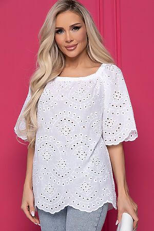 Блуза LADY TAIGA (Белая) Б8760 #982433