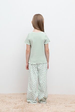Пижама CROCKID (Дымчатый нефрит,сакура) #983044