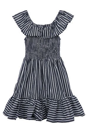 Платье PLAYTODAY (Тёмно-синий,Белый) 12422582 #983254
