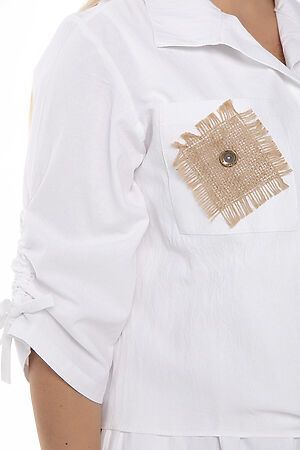 Костюм (Рубашка+Платье) LADY TAIGA (Белый) К8744 #984036