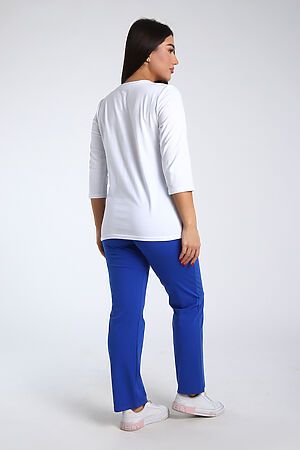 Костюм с брюками 55086 НАТАЛИ (Белый,синий) 46188 #985573