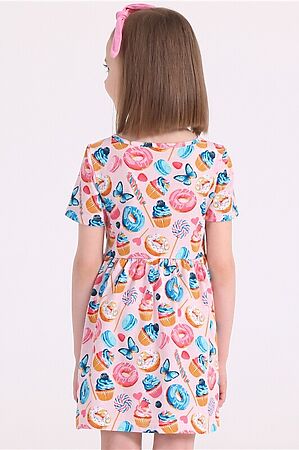 Платье АПРЕЛЬ (Десерты на светло-розовом) #985690