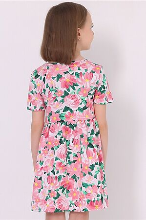 Платье АПРЕЛЬ (Цветы маслом на розовом) #985691
