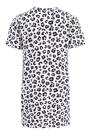 Платье АПРЕЛЬ (Черный леопард на белом) #985704
