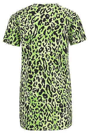Платье АПРЕЛЬ (Черный леопард на салатовом) #985857