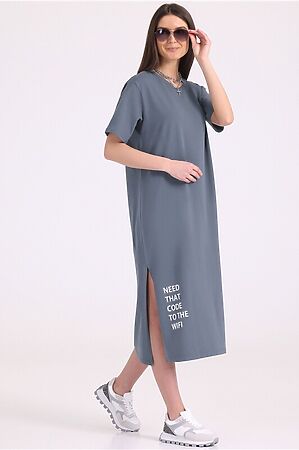 Платье АПРЕЛЬ (Темно-серый235) #985862