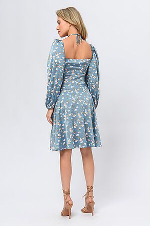 Платье 1001 DRESS (Серо-голубой (принт)) 0102689GB #985906