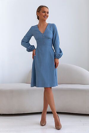 Платье OPEN-STYLE (Серо-голубой) 5161 #986030