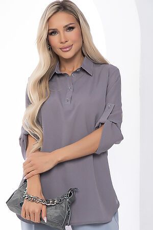 Блуза LADY TAIGA (Серая) Б8903 #986070