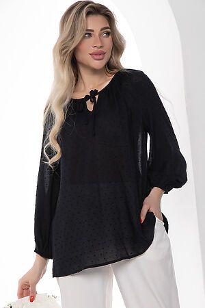 Блуза LADY TAIGA (Черная) Б8962 #986077