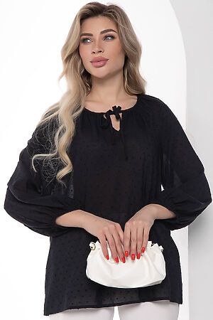 Блуза LADY TAIGA (Черная) Б8962 #986077