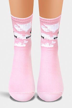 Носки CLEVER (Меланж розовый) С1202 12-14,14-16 #986365