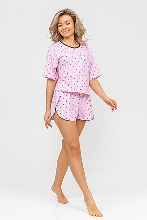 Пижама с шортами 36730 НАТАЛИ (Розовый) 47472 #986546