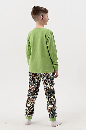 Пижама с брюками Сафари детская длинный рукав НАТАЛИ (Хаки) 48407 #987692