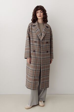 Пальто POMPA (Бежево-серо-коричневый) 3015540p10090 #990291