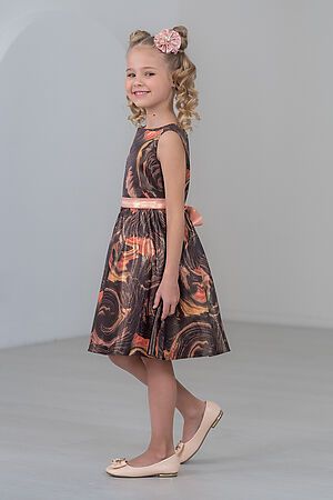 Платье ALOLIKA (Графит.персик) ПЛ-2401-78 #995489